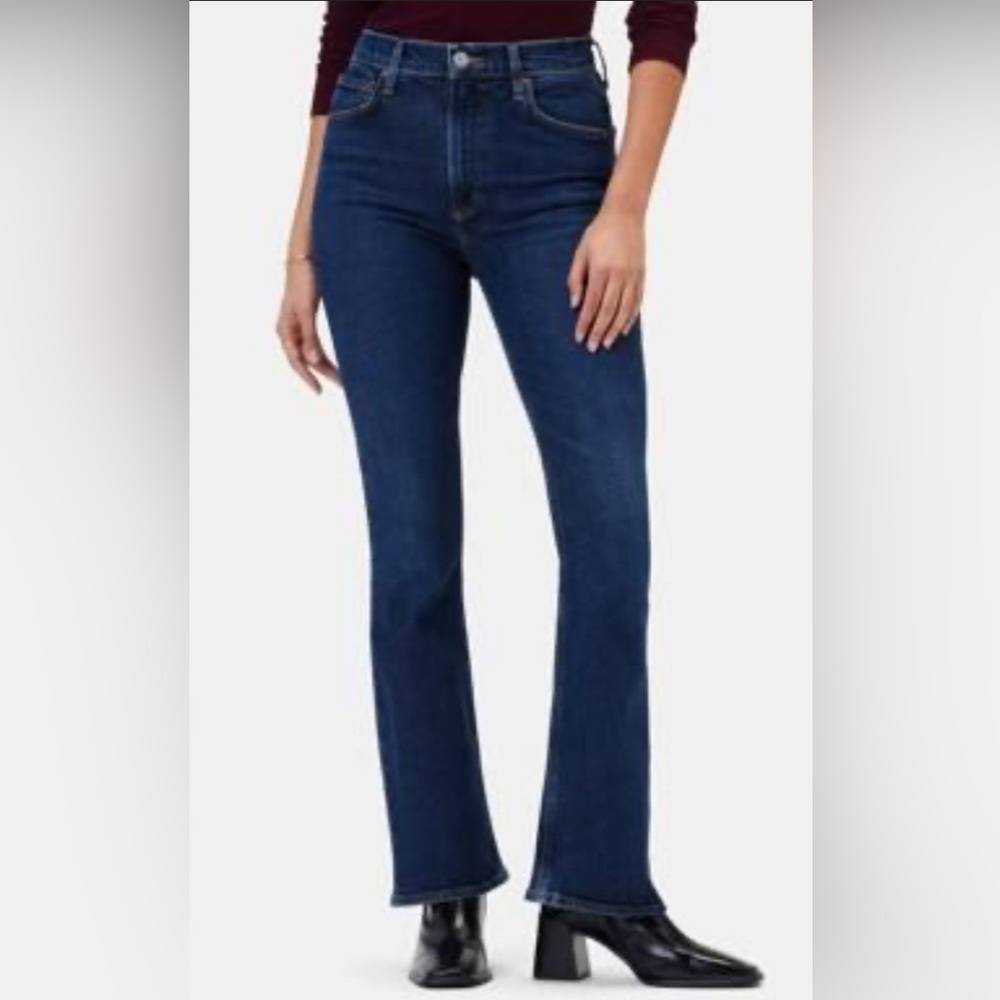 NWT AGOLDE Nico High Rise Slim Boot in Song size 28 jeans denim bootcut flare